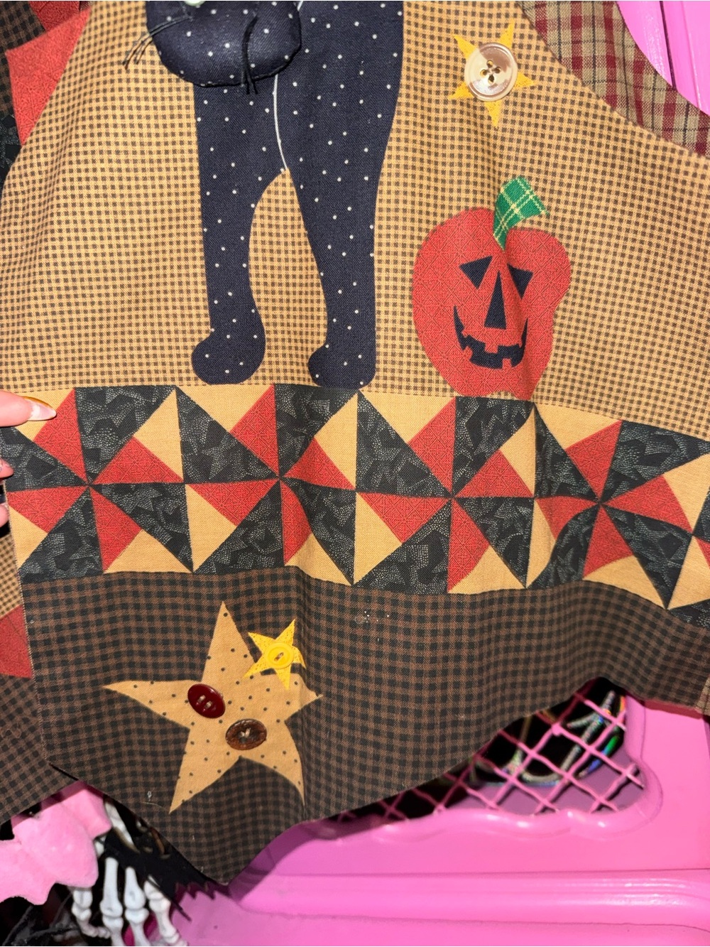 VTG Handmade Halloween Vest - Picture 5 of 6